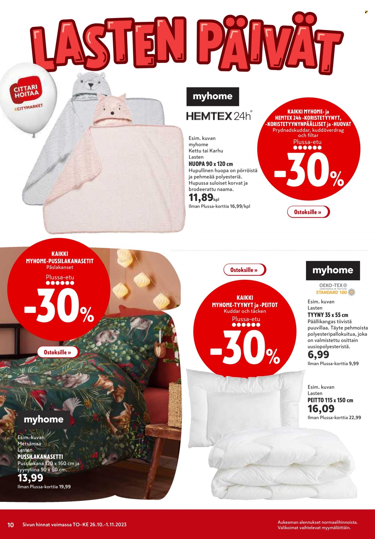 K-citymarket tarjoukset - 26.10.2023 - 01.11.2023. Sivu 10