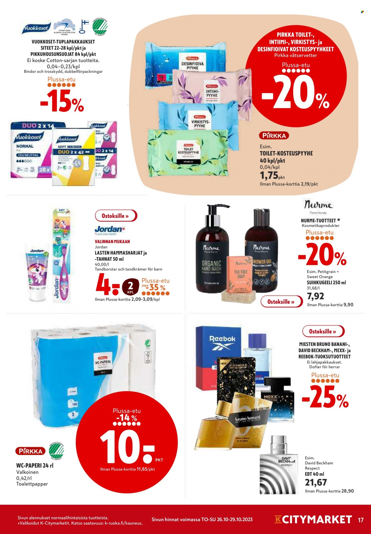 K-citymarket tarjoukset - 26.10.2023 - 01.11.2023. Sivu 17