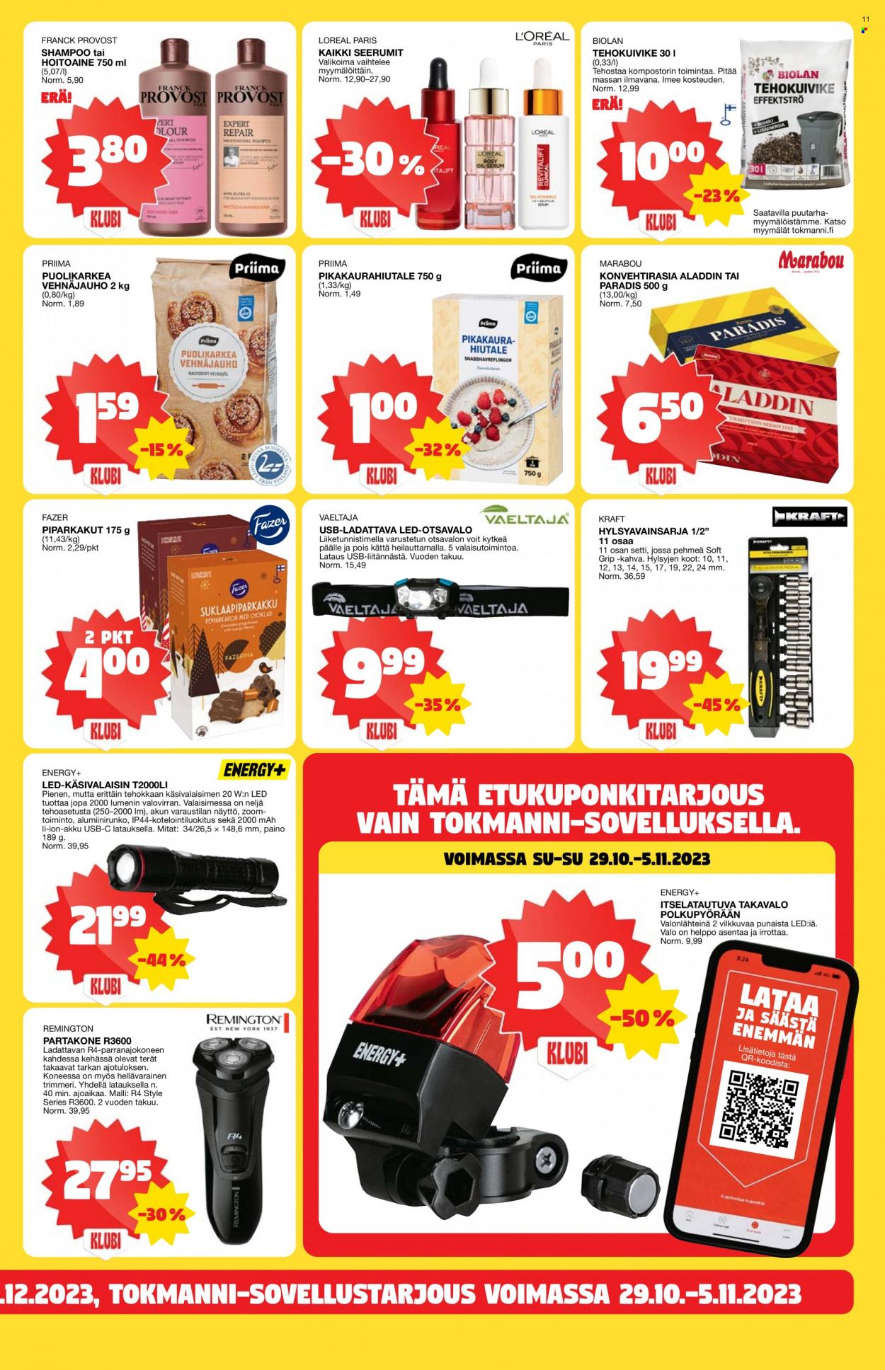 Tokmanni tarjoukset - 30.10.2023 - 05.11.2023. Sivu 11