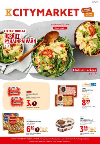 K-citymarket tarjoukset  - 30.10.2023 - 01.11.2023.