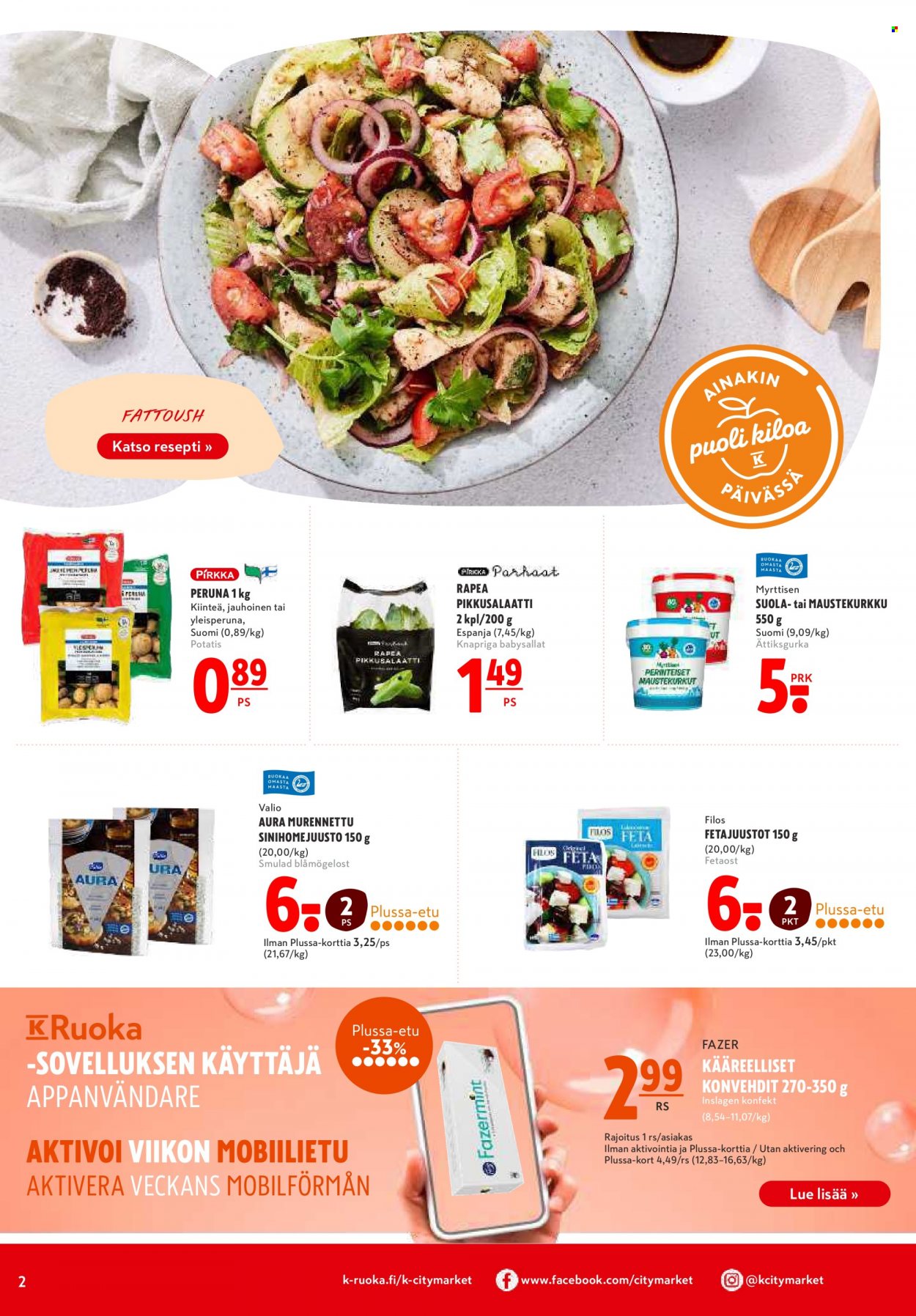 K-citymarket tarjoukset - 30.10.2023 - 01.11.2023. Sivu 2