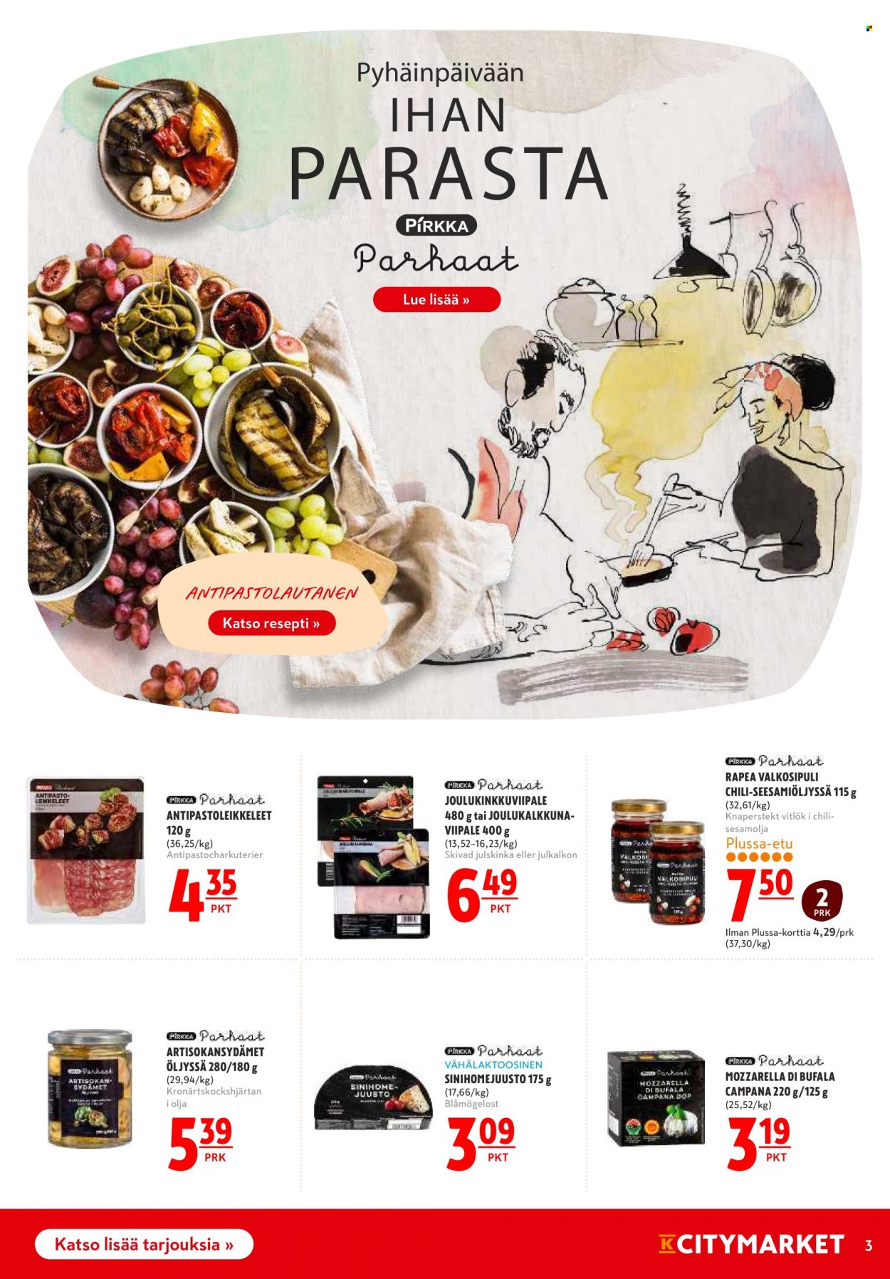 K-citymarket tarjoukset - 30.10.2023 - 01.11.2023. Sivu 3