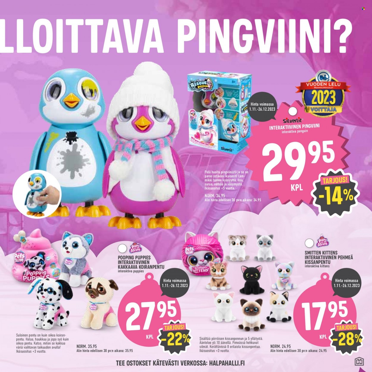 HalpaHalli tarjoukset. Sivu 7