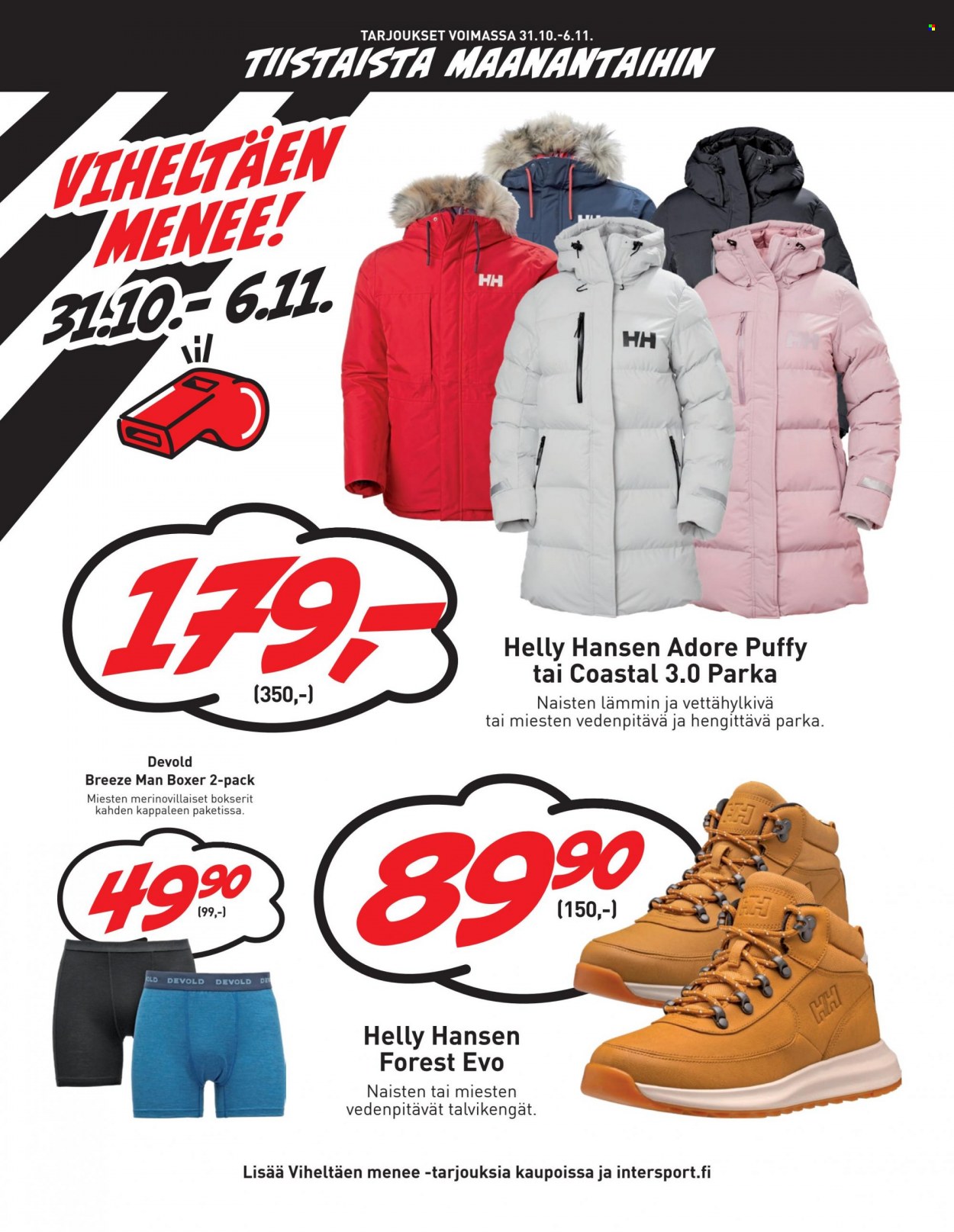 Intersport tarjoukset - 31.10.2023 - 06.11.2023. Sivu 4
