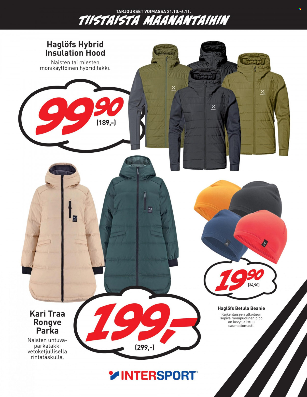 Intersport tarjoukset - 31.10.2023 - 06.11.2023. Sivu 7