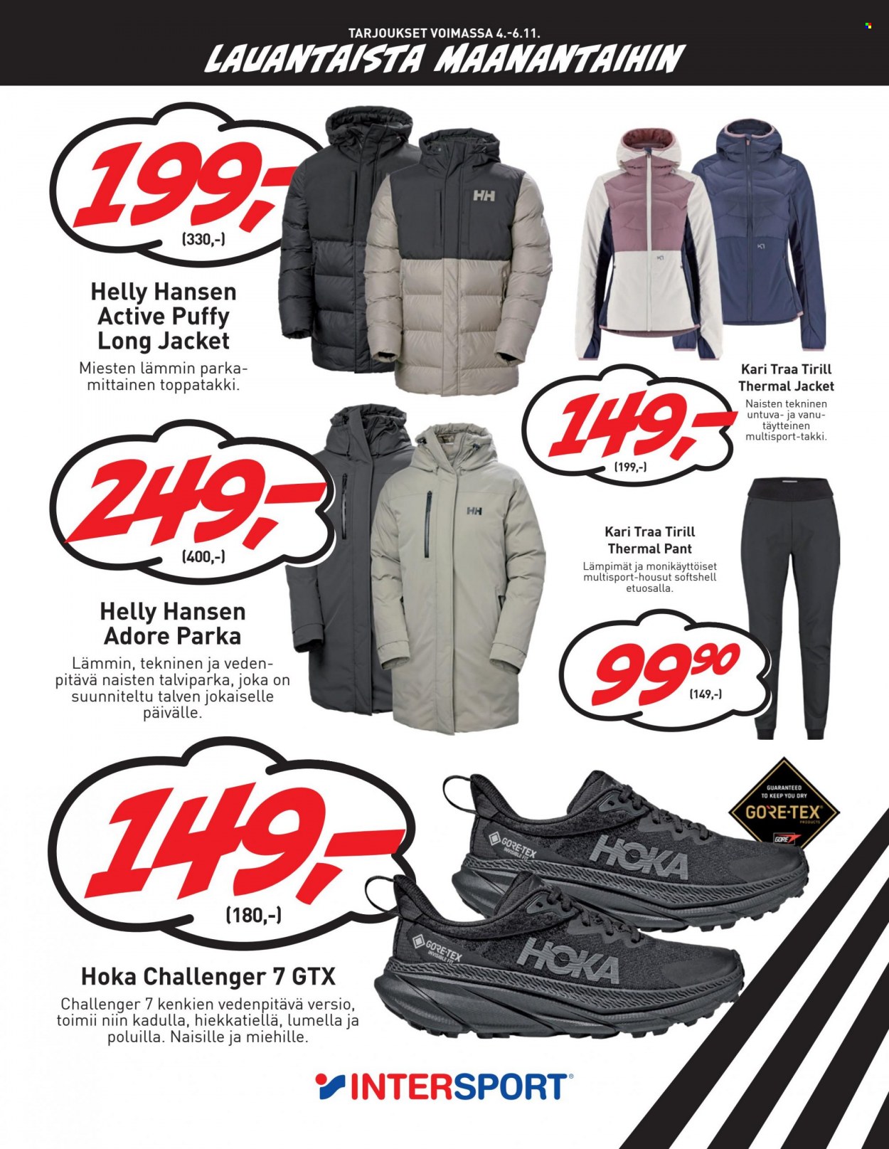 Intersport tarjoukset - 31.10.2023 - 06.11.2023. Sivu 19