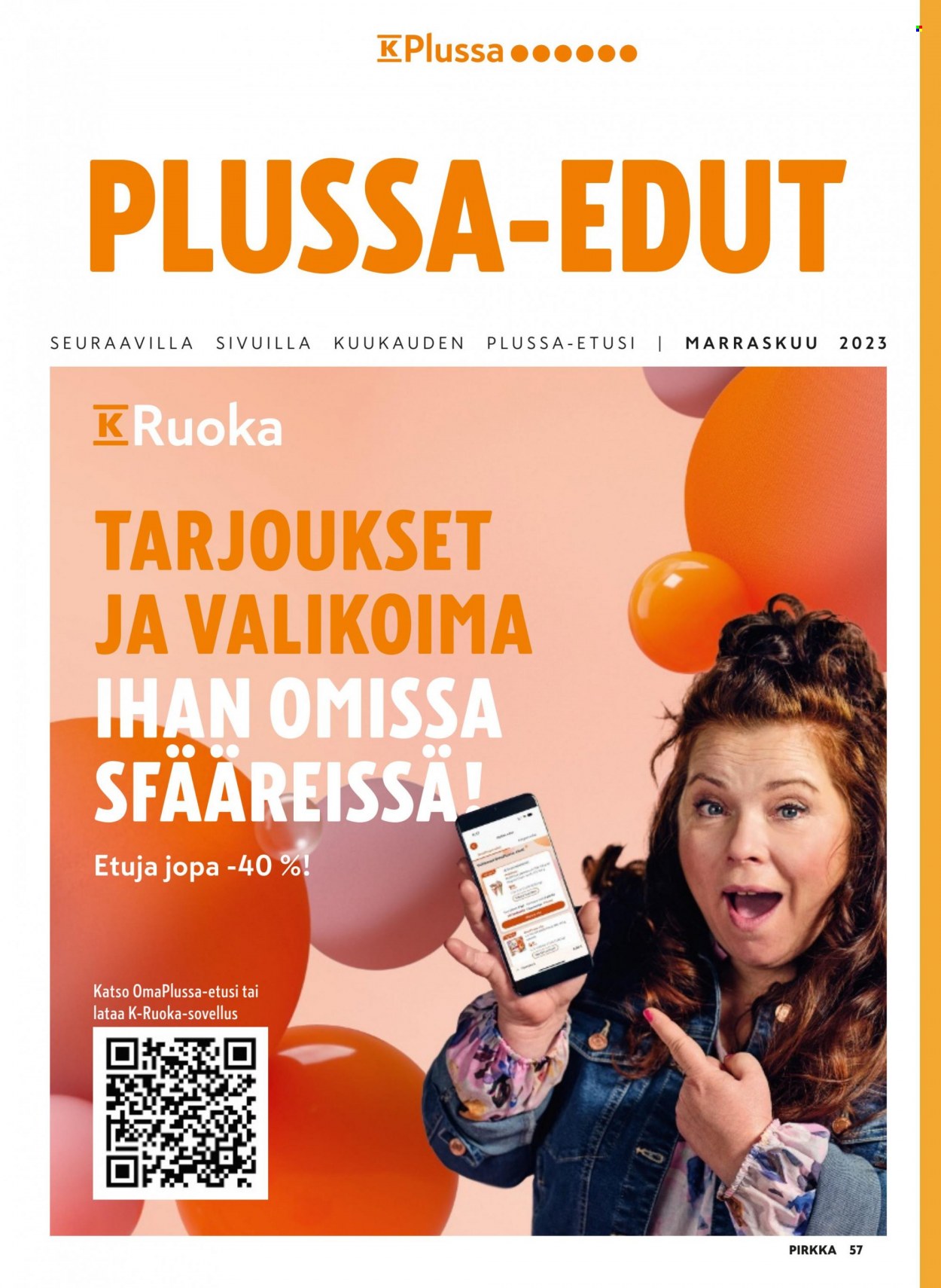 K-market tarjoukset - 01.11.2023 - 28.11.2023. Sivu 57
