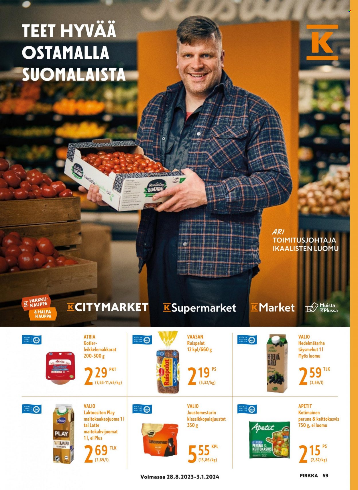 K-market tarjoukset - 01.11.2023 - 28.11.2023. Sivu 59