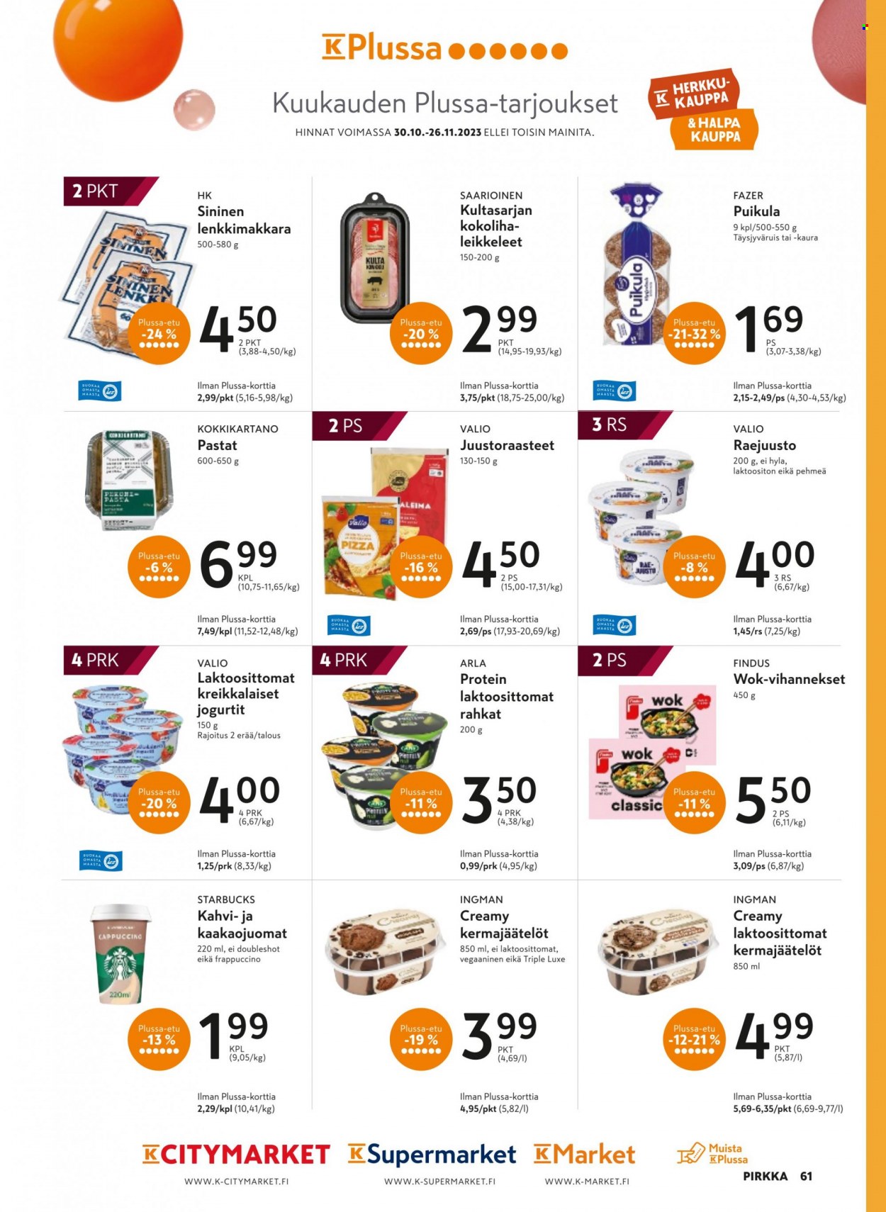 K-market tarjoukset - 01.11.2023 - 28.11.2023. Sivu 61
