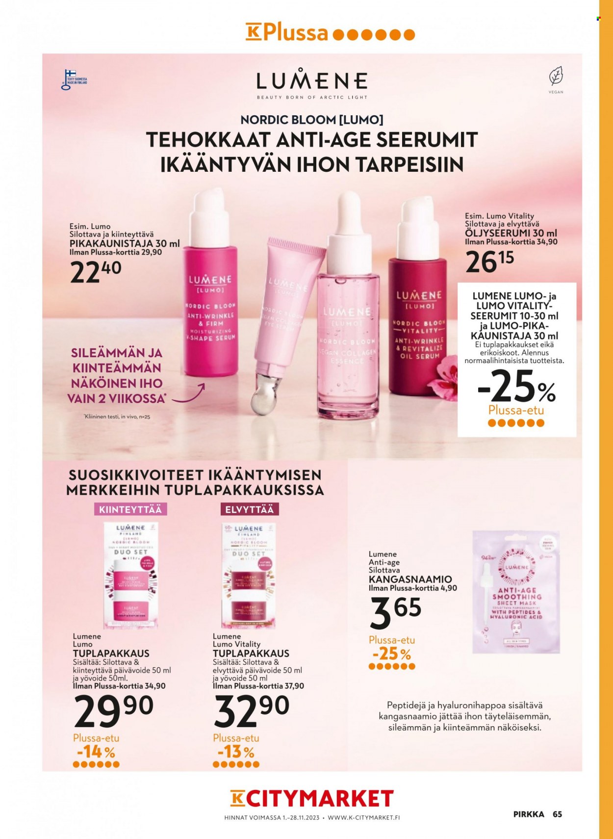 K-market tarjoukset - 01.11.2023 - 28.11.2023. Sivu 65