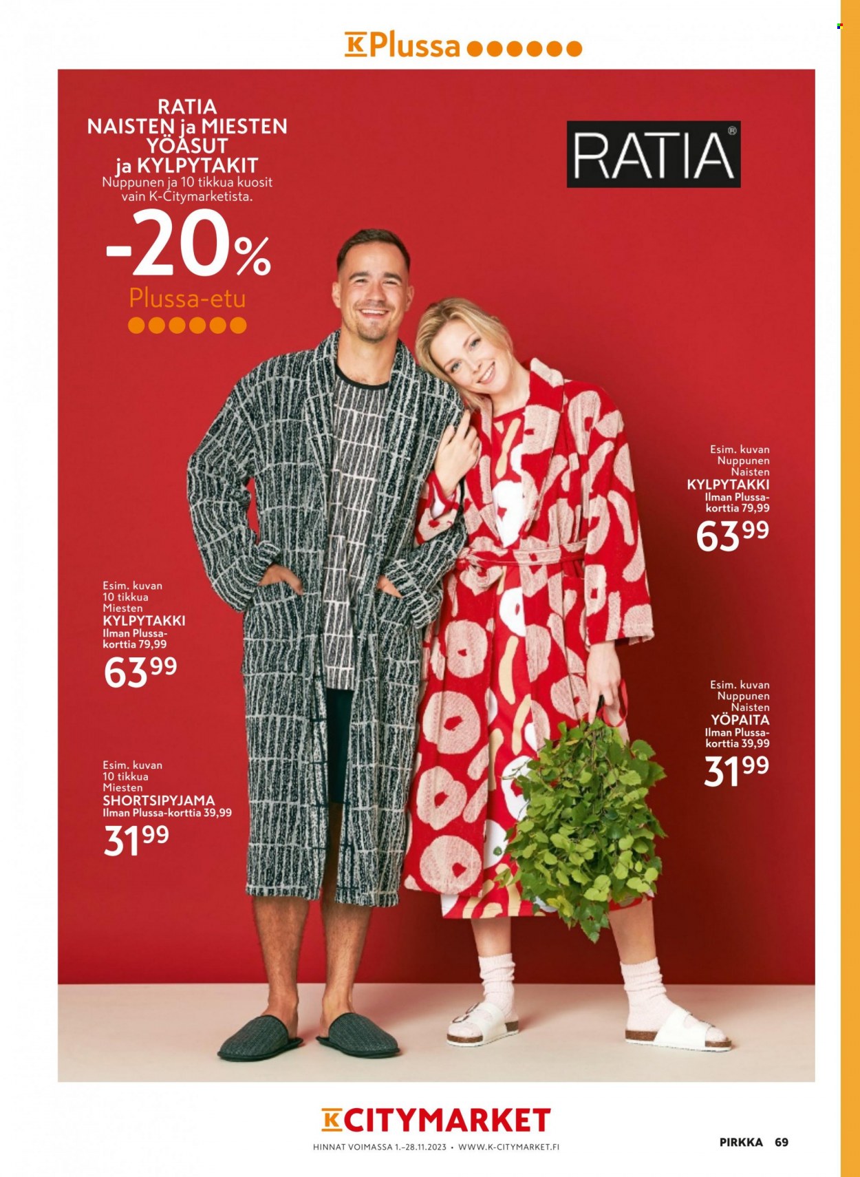 K-market tarjoukset - 01.11.2023 - 28.11.2023. Sivu 69