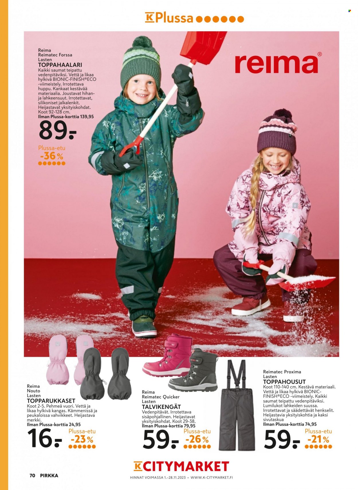 K-market tarjoukset - 01.11.2023 - 28.11.2023. Sivu 70