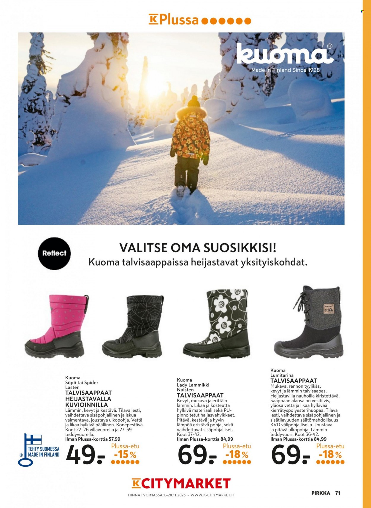 K-market tarjoukset - 01.11.2023 - 28.11.2023. Sivu 71