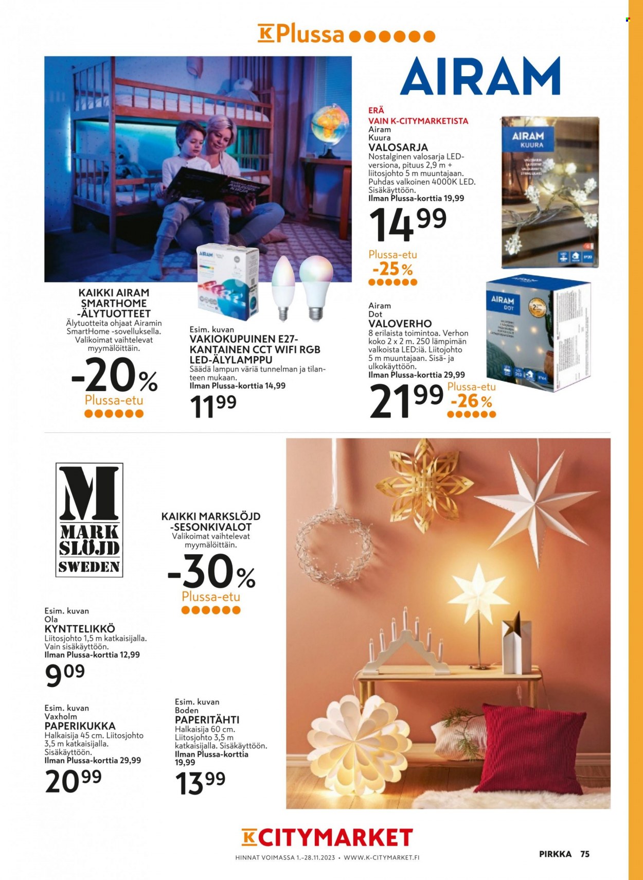 K-market tarjoukset - 01.11.2023 - 28.11.2023. Sivu 75