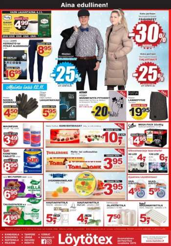 Löytötex tarjoukset  - 01.11.2023 - 07.11.2023.