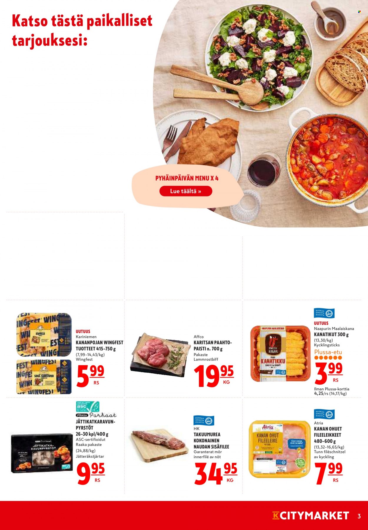 K-citymarket tarjoukset - 02.11.2023 - 08.11.2023. Sivu 3