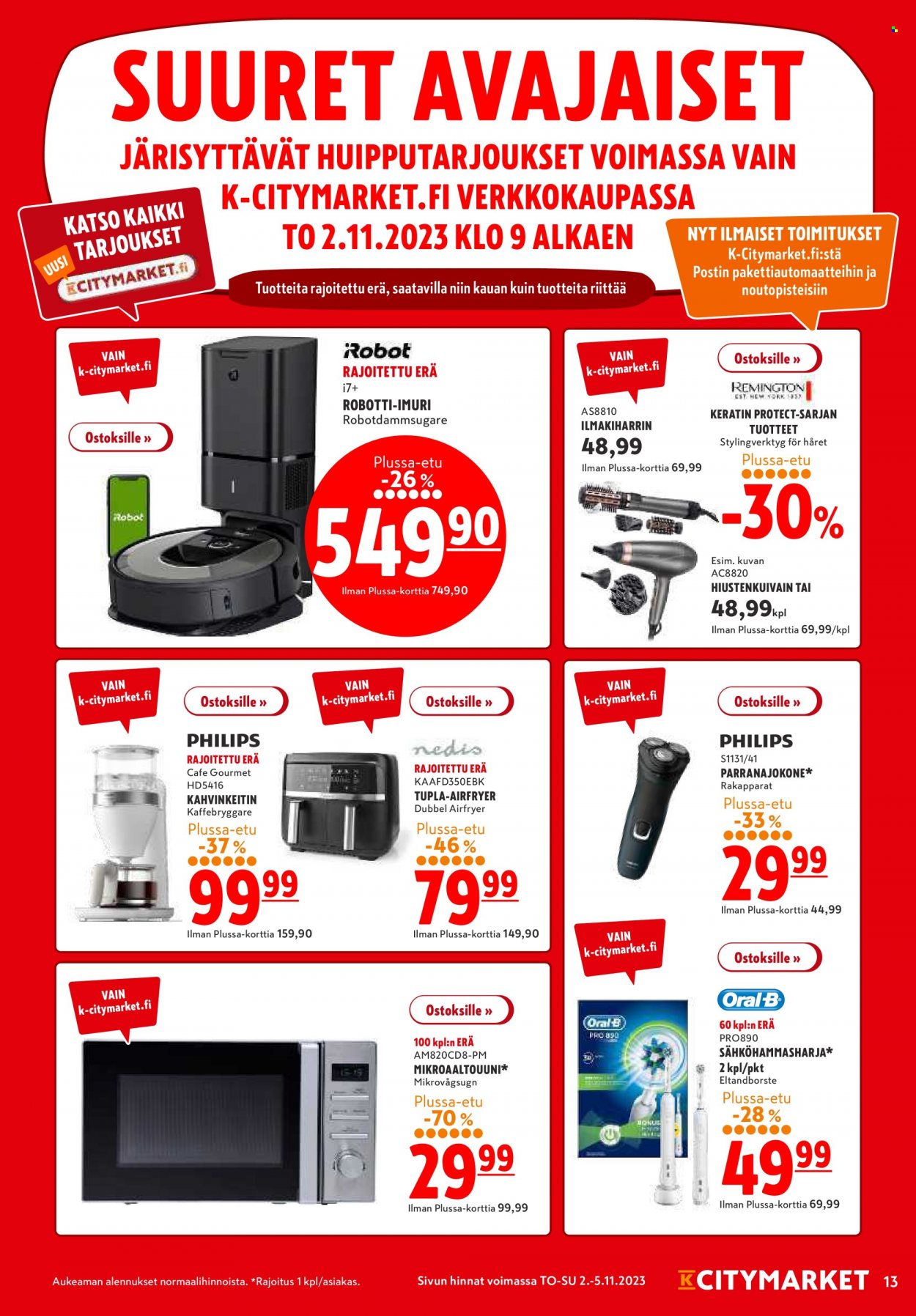 K-citymarket tarjoukset - 02.11.2023 - 08.11.2023. Sivu 13