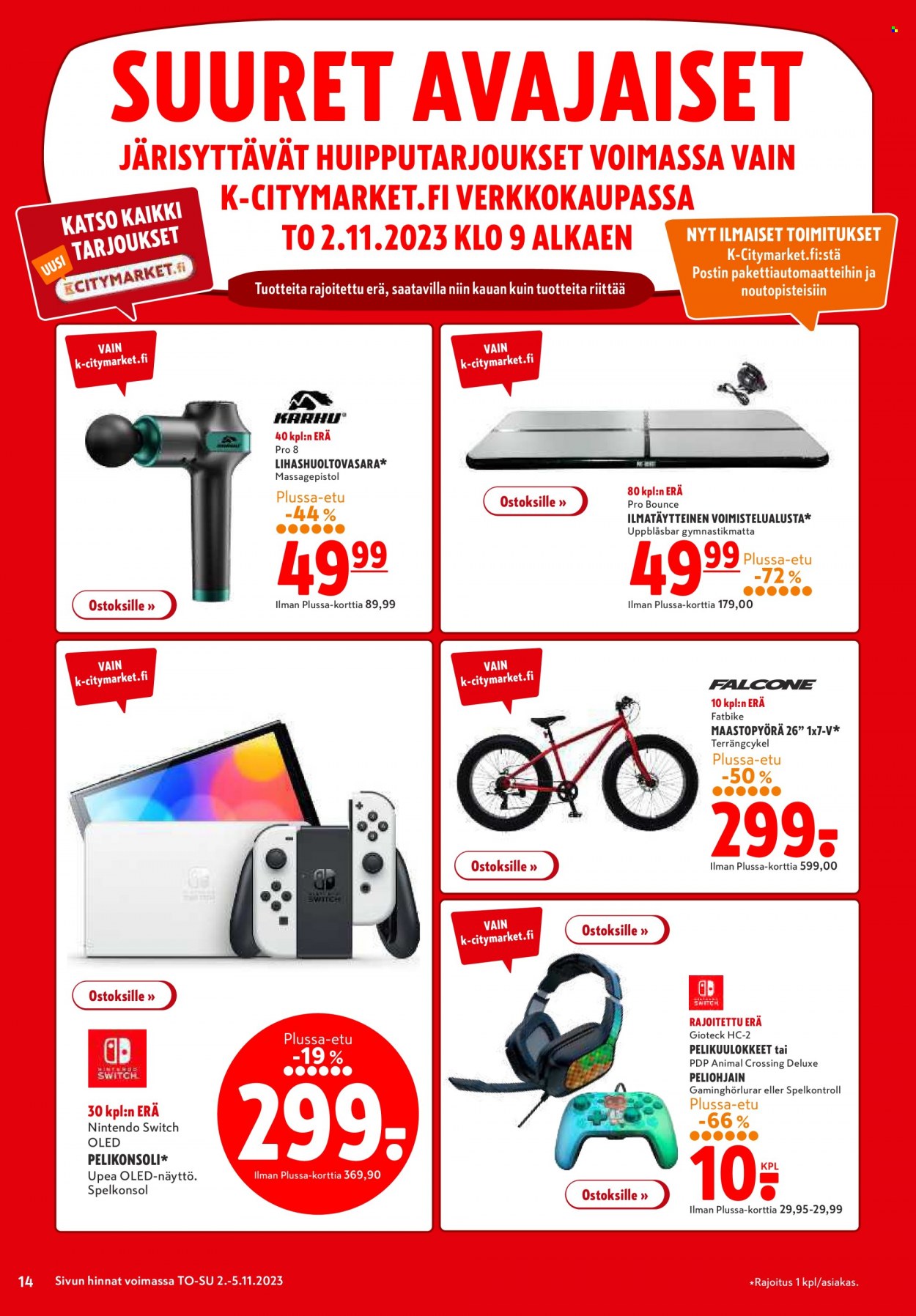 K-citymarket tarjoukset - 02.11.2023 - 08.11.2023. Sivu 14