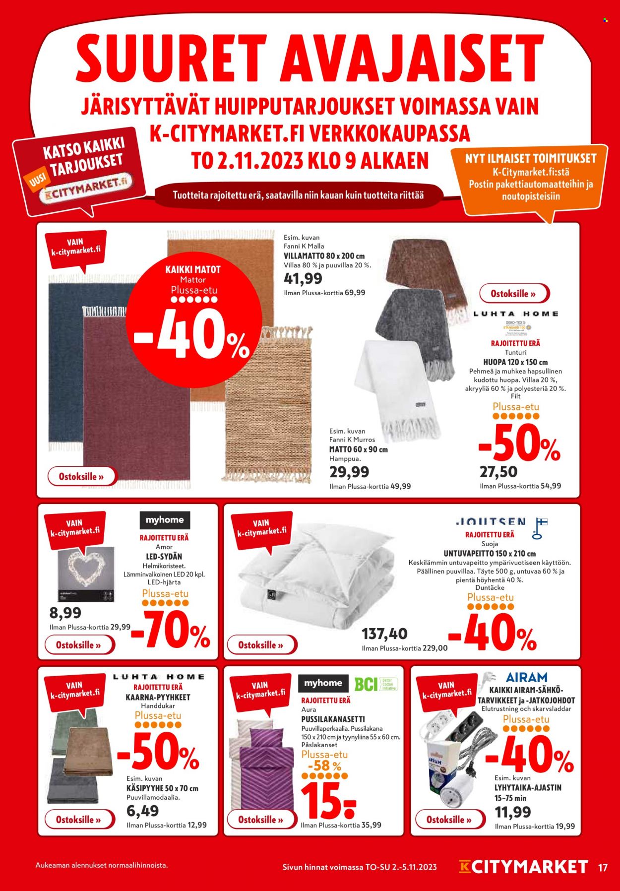 K-citymarket tarjoukset - 02.11.2023 - 08.11.2023. Sivu 17