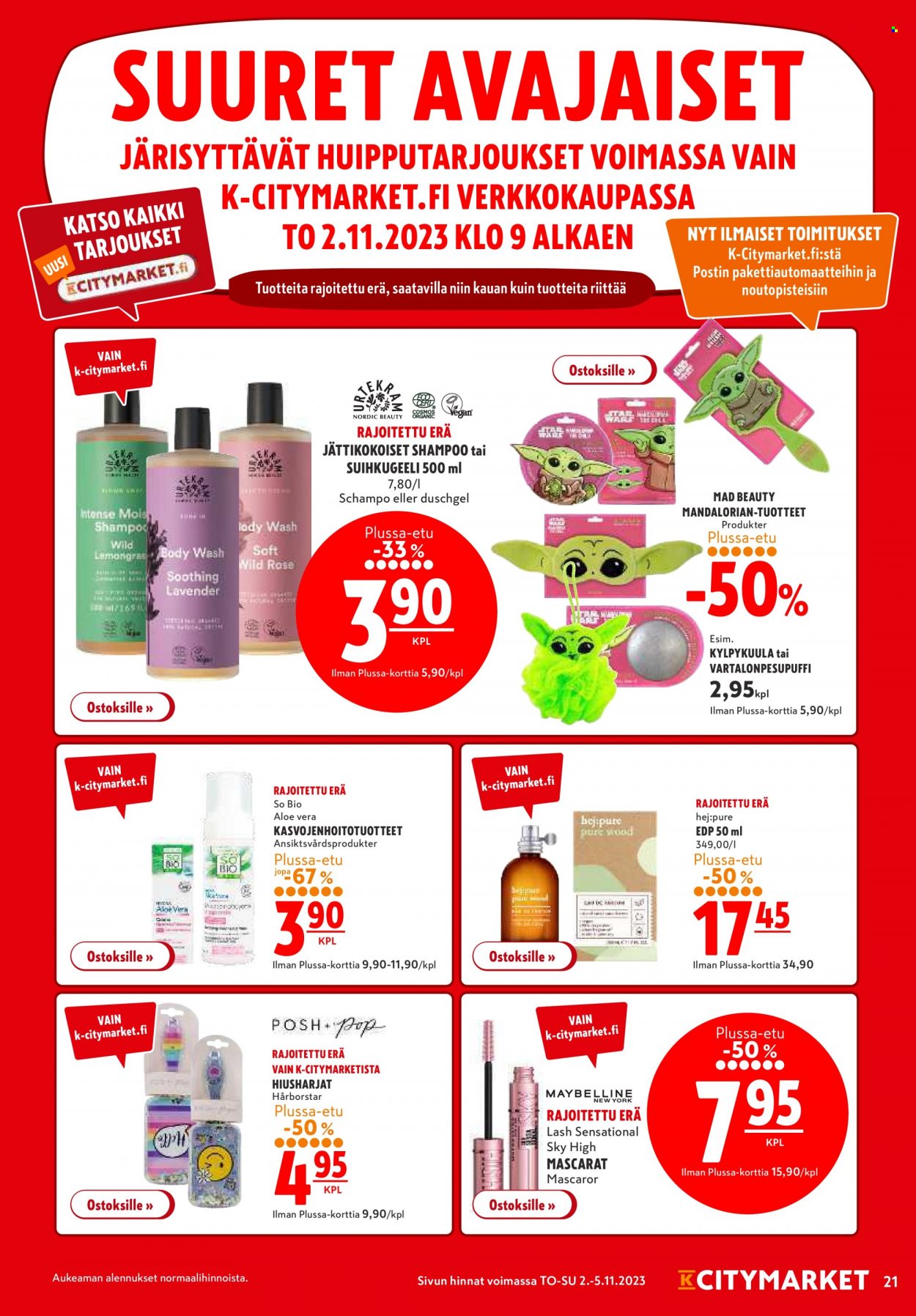 K-citymarket tarjoukset - 02.11.2023 - 08.11.2023. Sivu 21