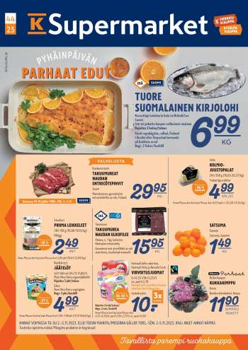 K-Supermarket tarjoukset  - 02.11.2023 - 05.11.2023.