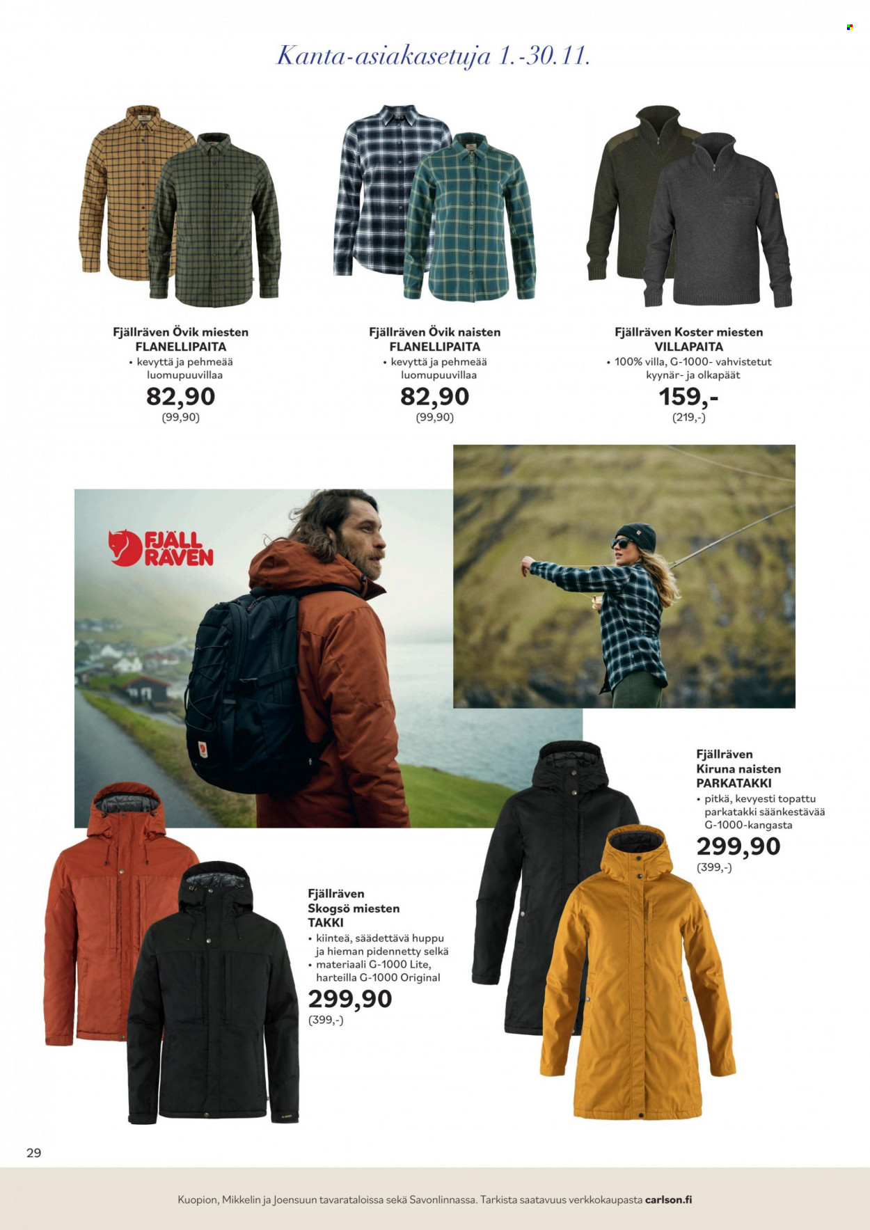 Carlson tarjoukset - 01.11.2023 - 30.11.2023. Sivu 29