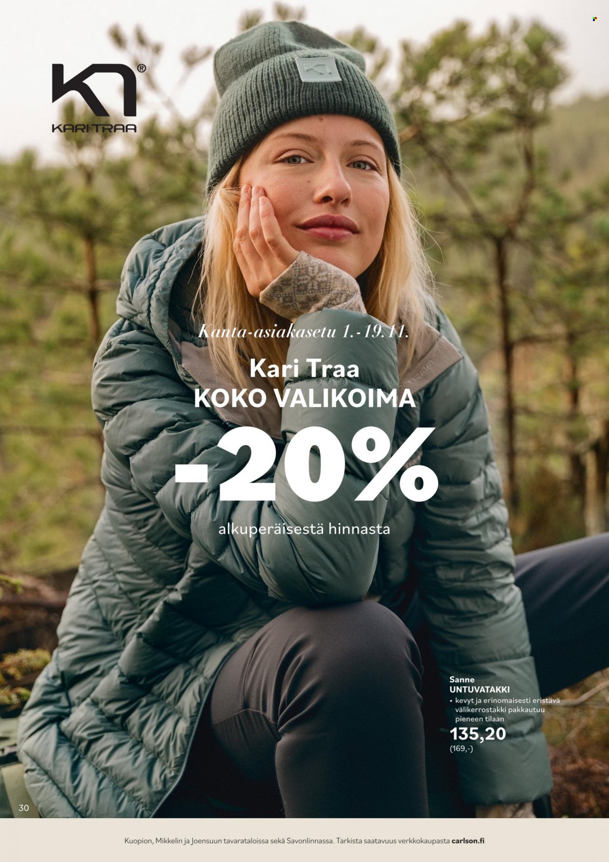 Carlson tarjoukset - 01.11.2023 - 30.11.2023. Sivu 30