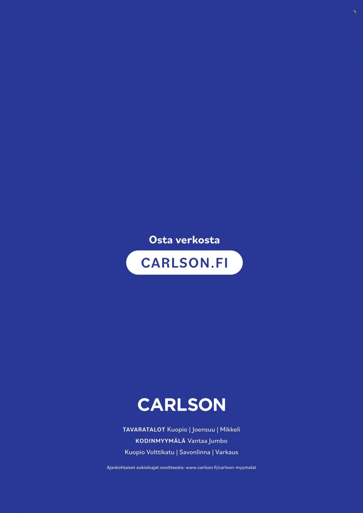 Carlson tarjoukset - 01.11.2023 - 30.11.2023. Sivu 31