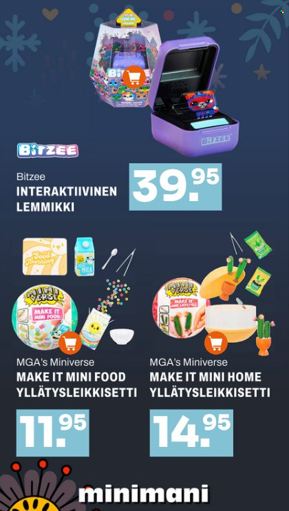 Minimani tarjoukset. Sivu 20