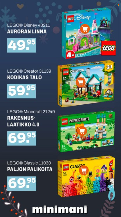 Minimani tarjoukset. Sivu 32