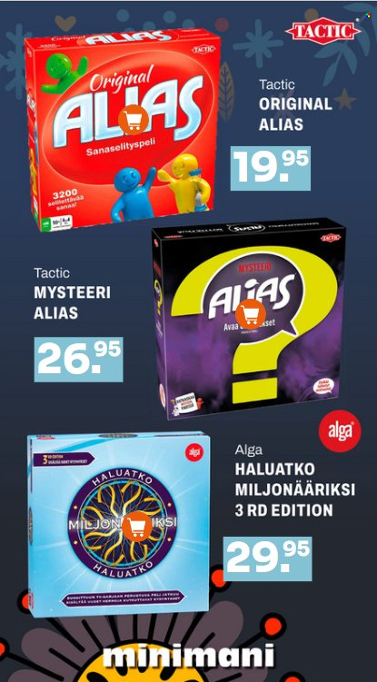 Minimani tarjoukset. Sivu 38