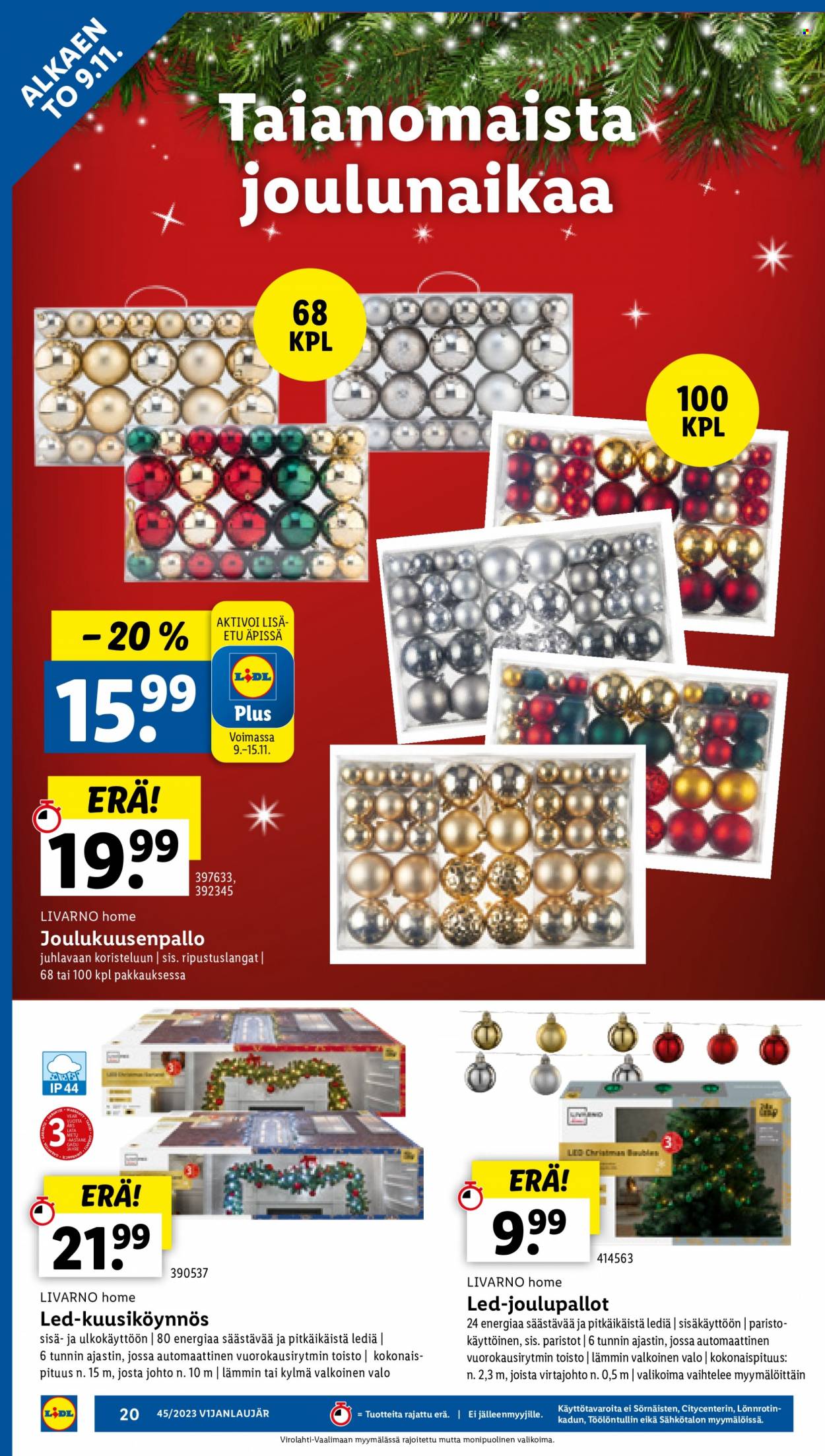 Lidl tarjoukset - 09.11.2023 - 15.11.2023. Sivu 22