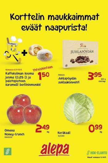 Alepa tarjoukset  - 08.11.2023 - 14.11.2023.