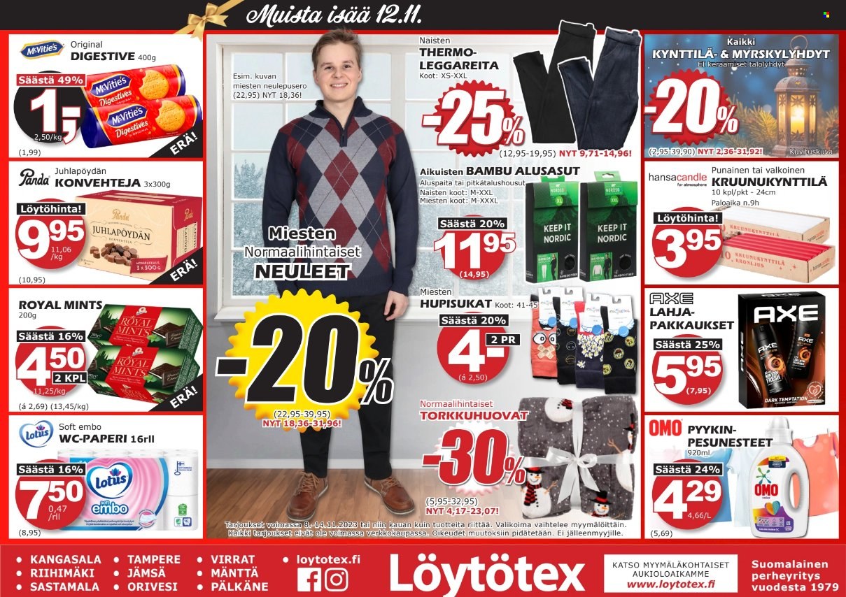 Löytötex tarjoukset - 08.11.2023 - 14.11.2023. Sivu 1