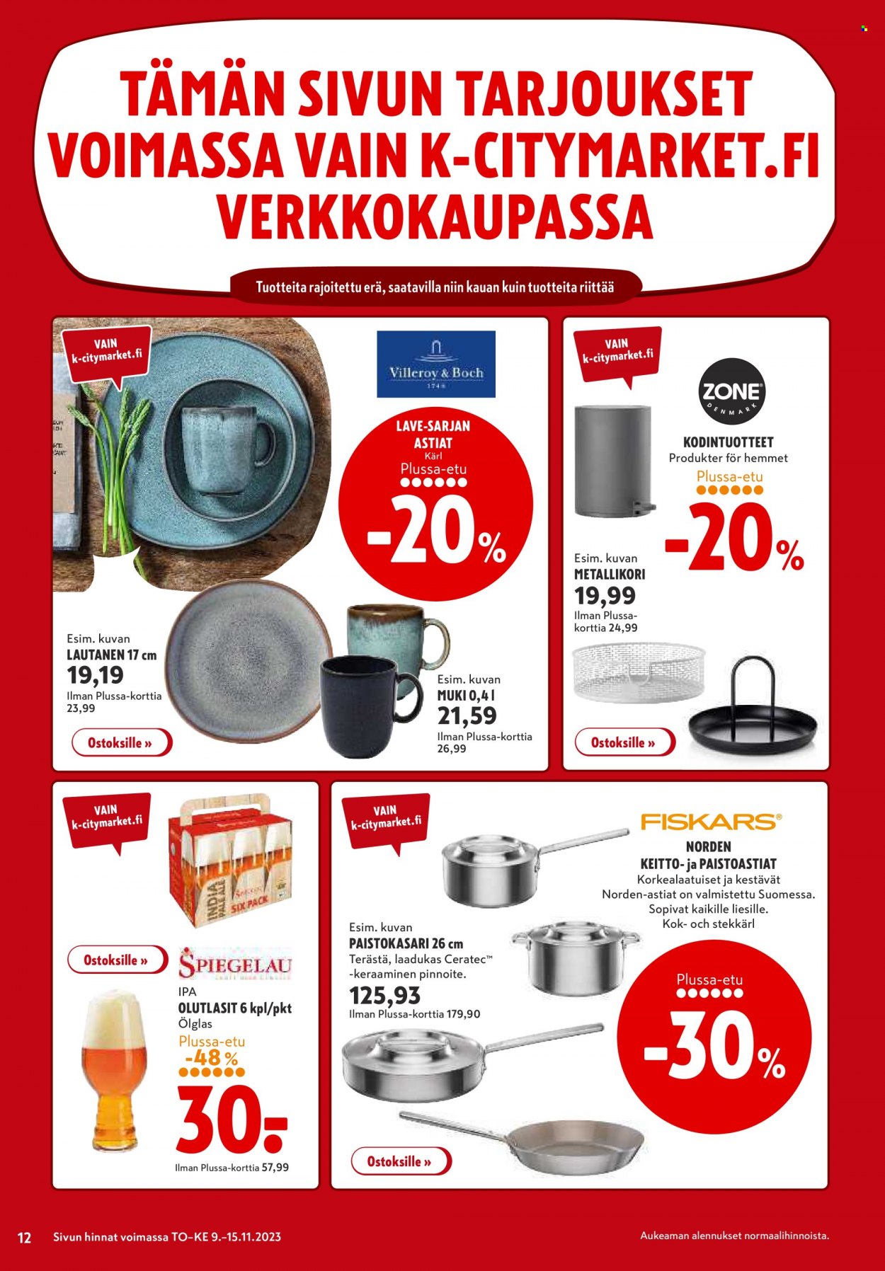 K-citymarket tarjoukset - 09.11.2023 - 15.11.2023. Sivu 12