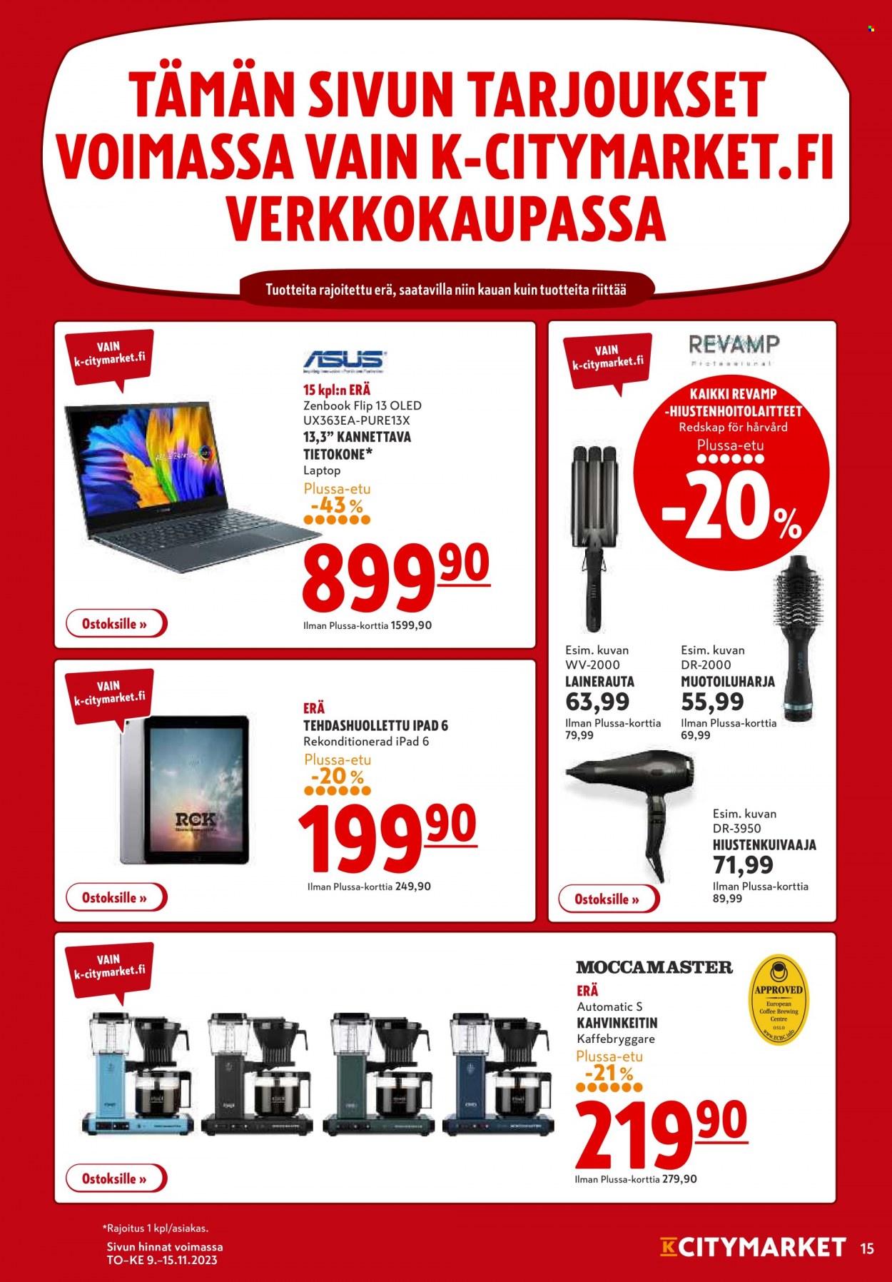 K-citymarket tarjoukset - 09.11.2023 - 15.11.2023. Sivu 15