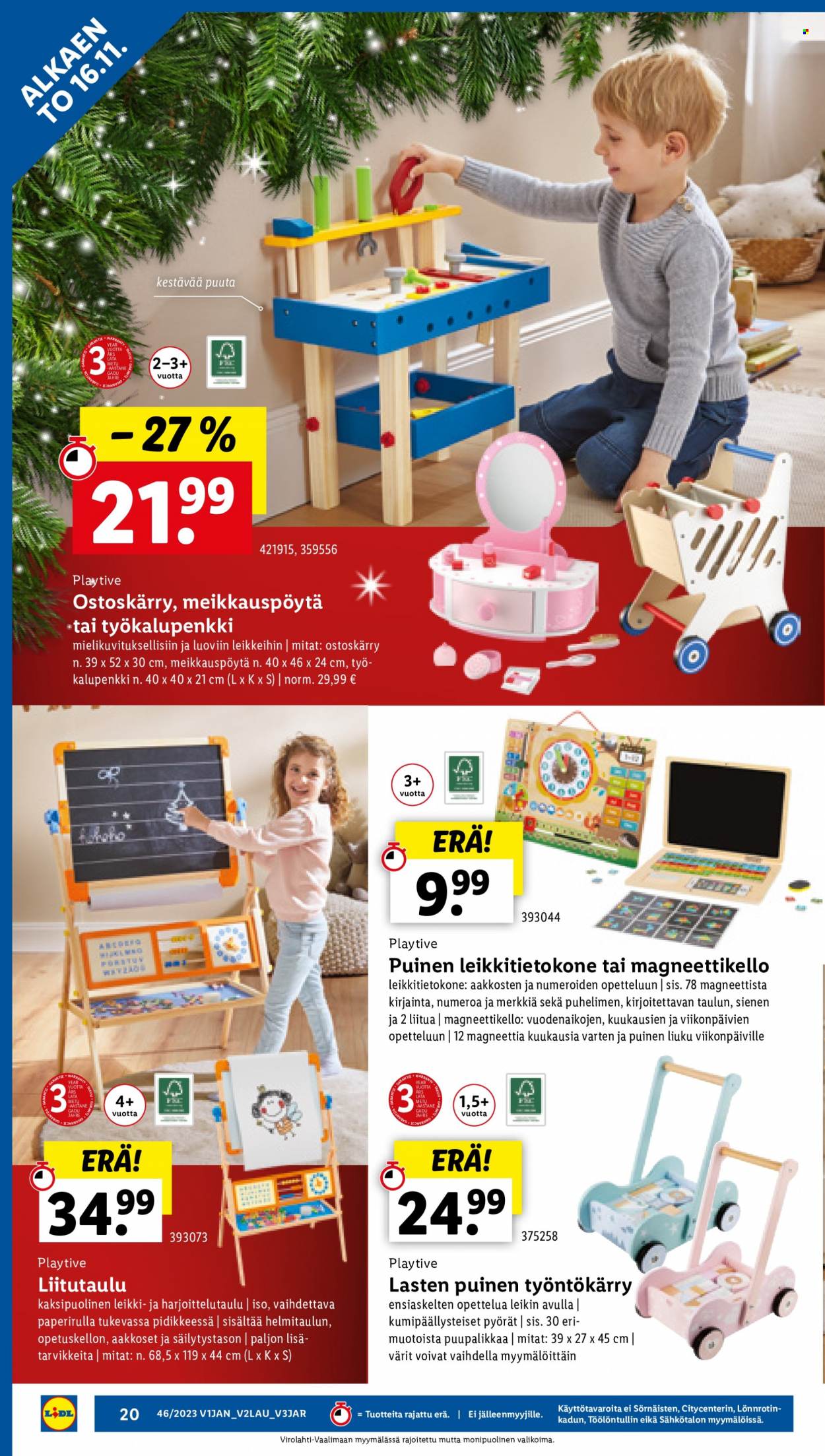 Lidl tarjoukset - 16.11.2023 - 22.11.2023. Sivu 22