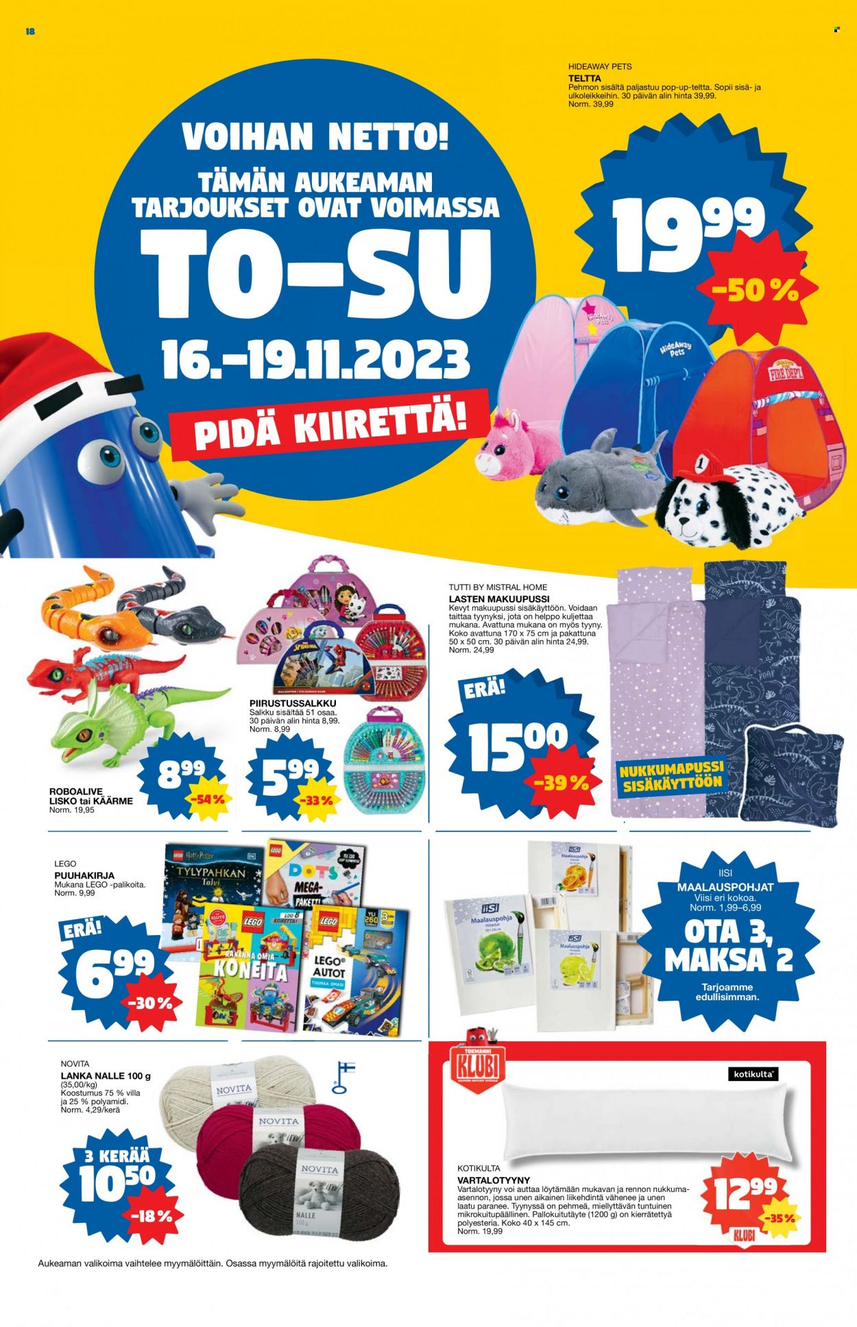 Tokmanni tarjoukset - 13.11.2023 - 19.11.2023. Sivu 18