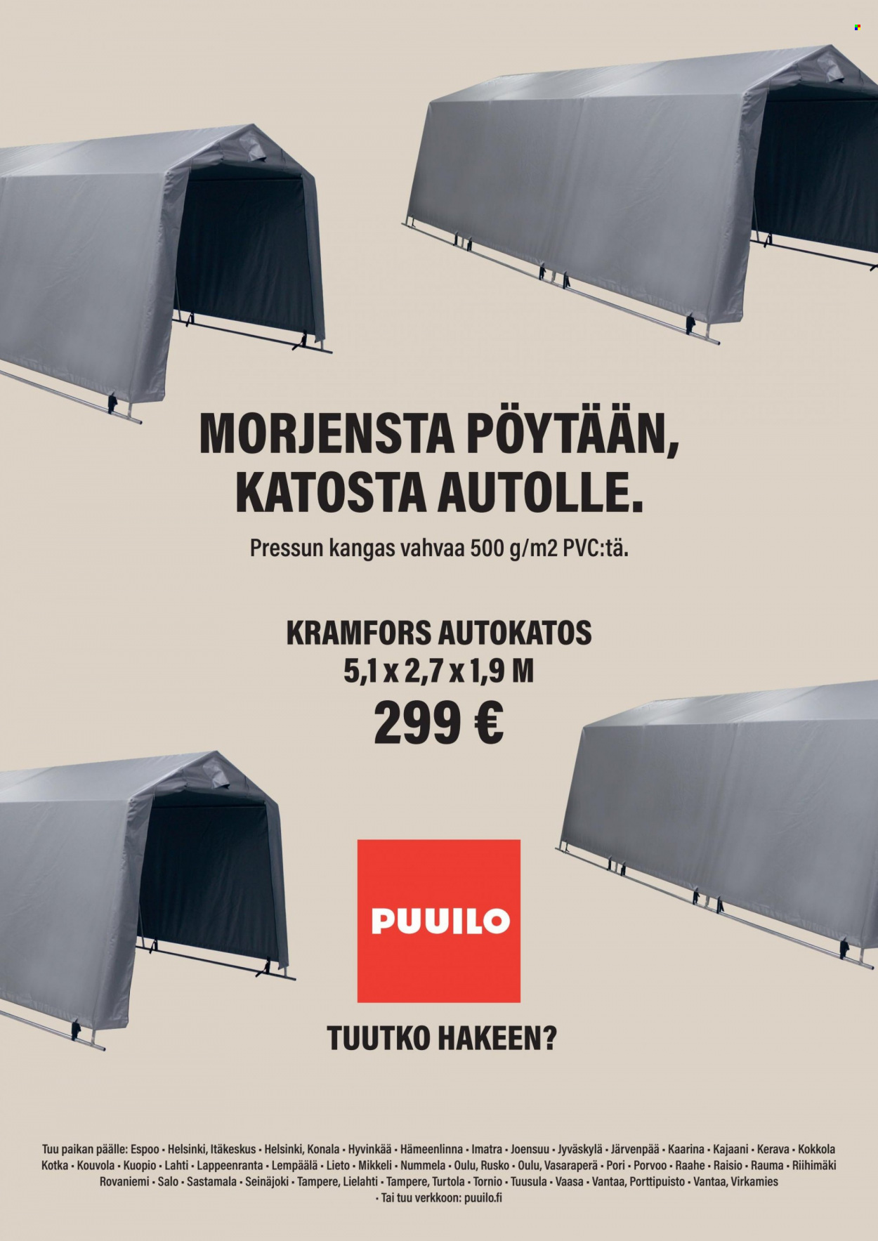 Puuilo tarjoukset. Sivu 1