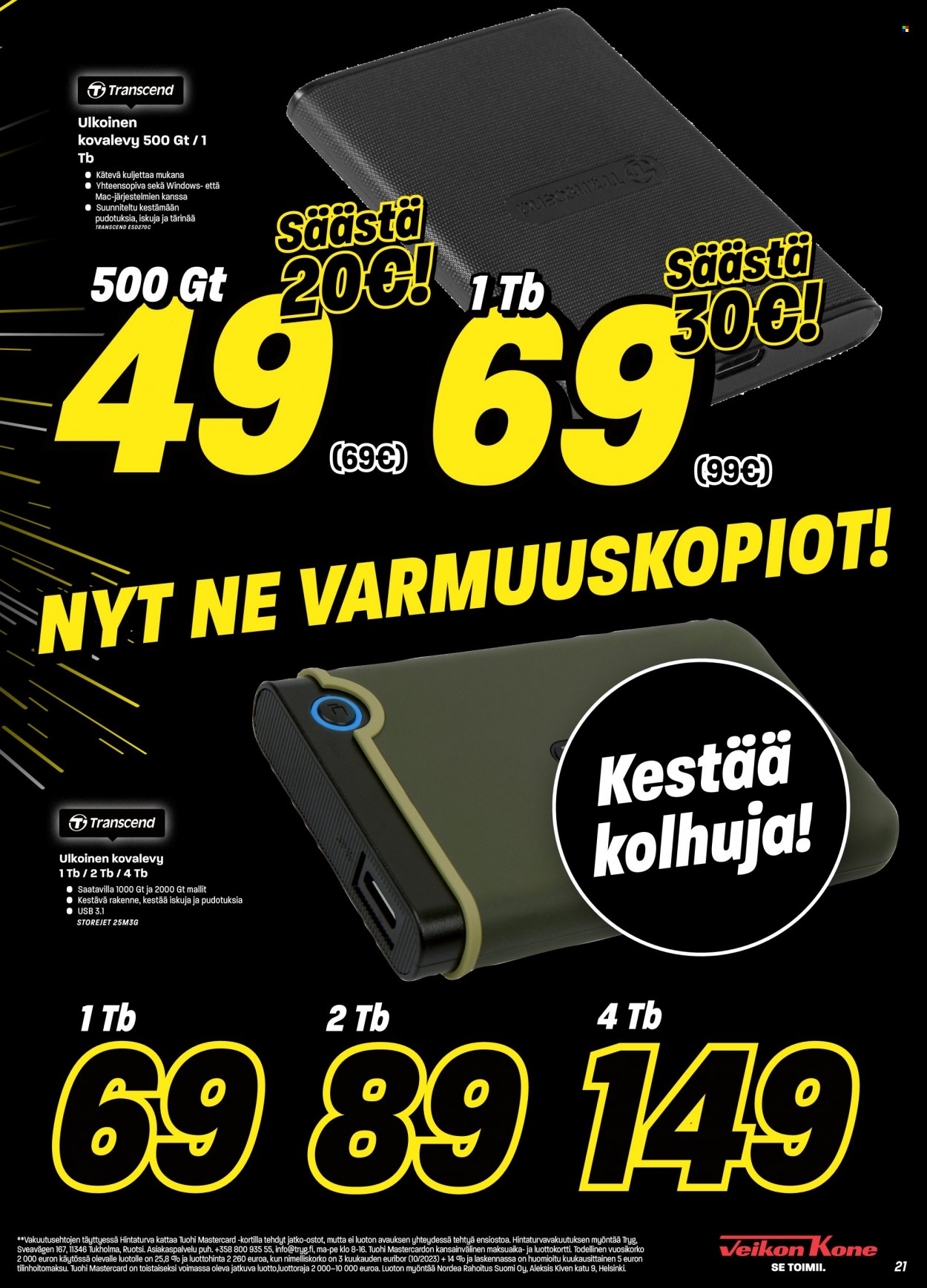 Veikon Kone tarjoukset - 13.11.2023 - 19.11.2023. Sivu 21
