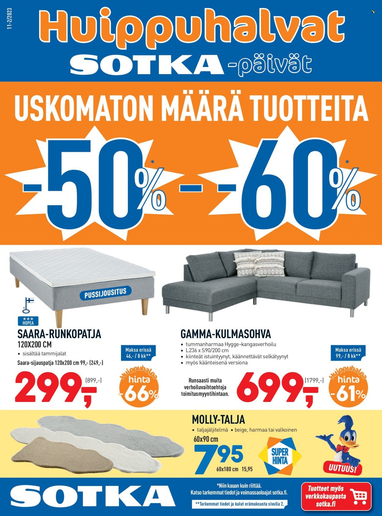 Sotka tarjoukset. Sivu 1