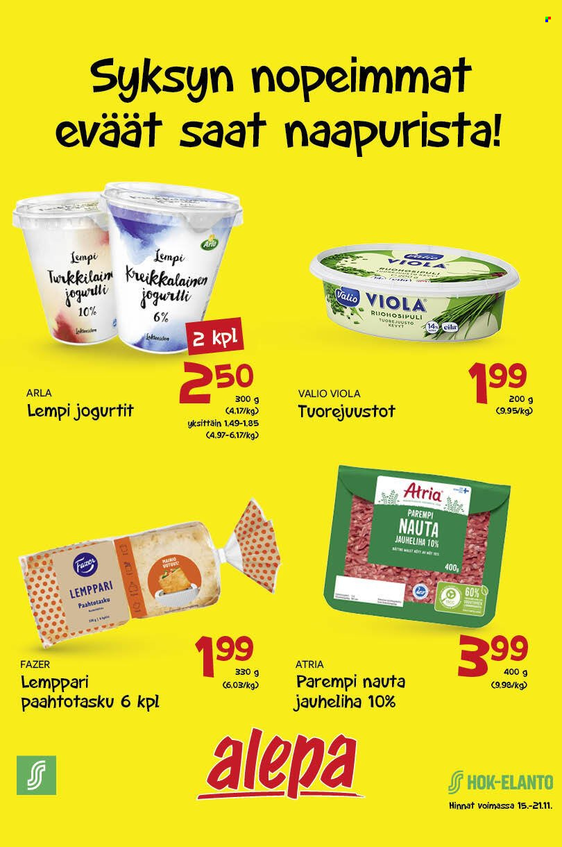 Alepa tarjoukset - 15.11.2023 - 21.11.2023. Sivu 1