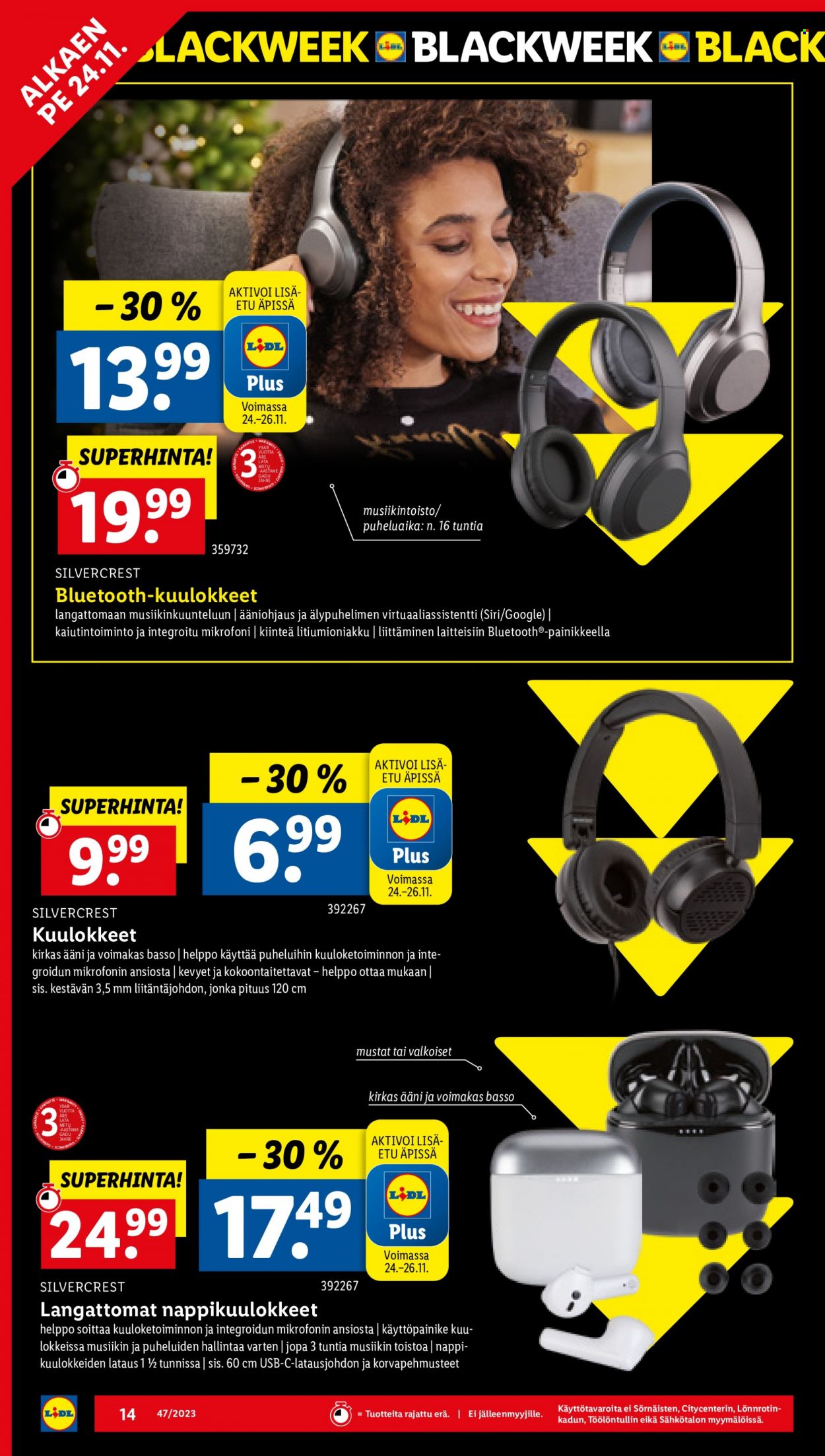 Lidl tarjoukset - 20.11.2023 - 26.11.2023. Sivu 14