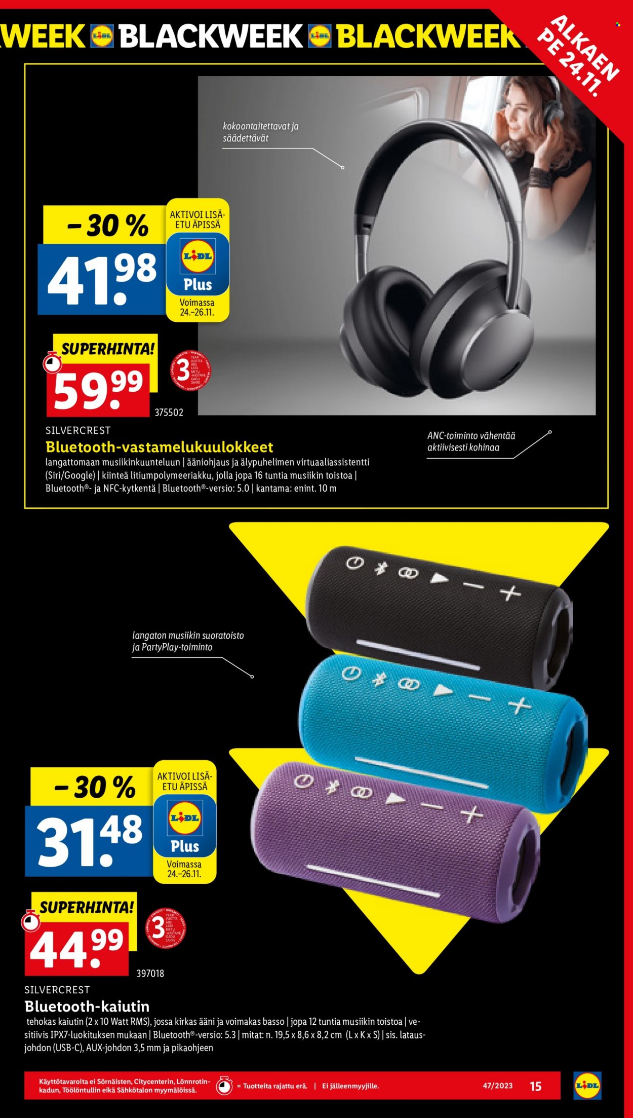Lidl tarjoukset - 20.11.2023 - 26.11.2023. Sivu 15