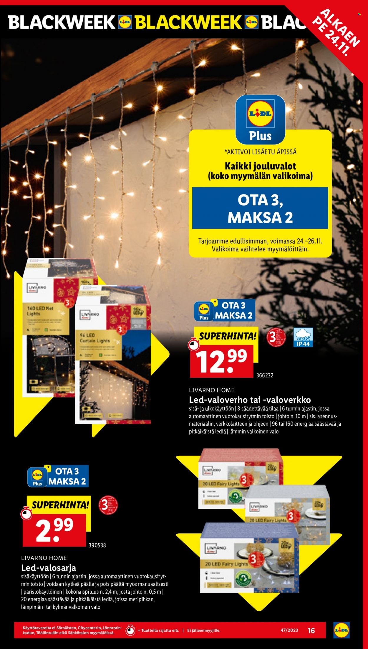 Lidl tarjoukset - 20.11.2023 - 26.11.2023. Sivu 16