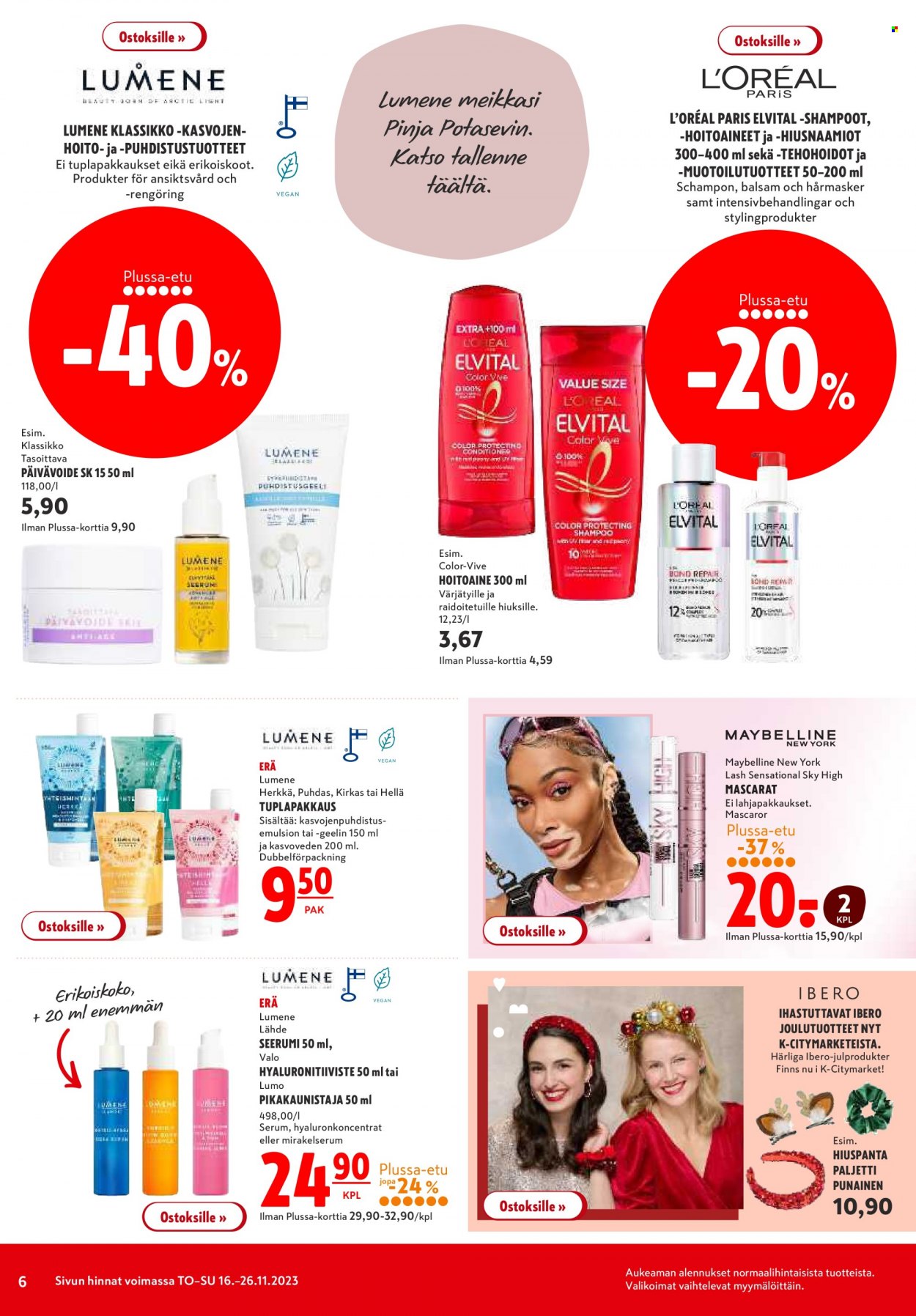 K-citymarket tarjoukset - 16.11.2023 - 26.11.2023. Sivu 6
