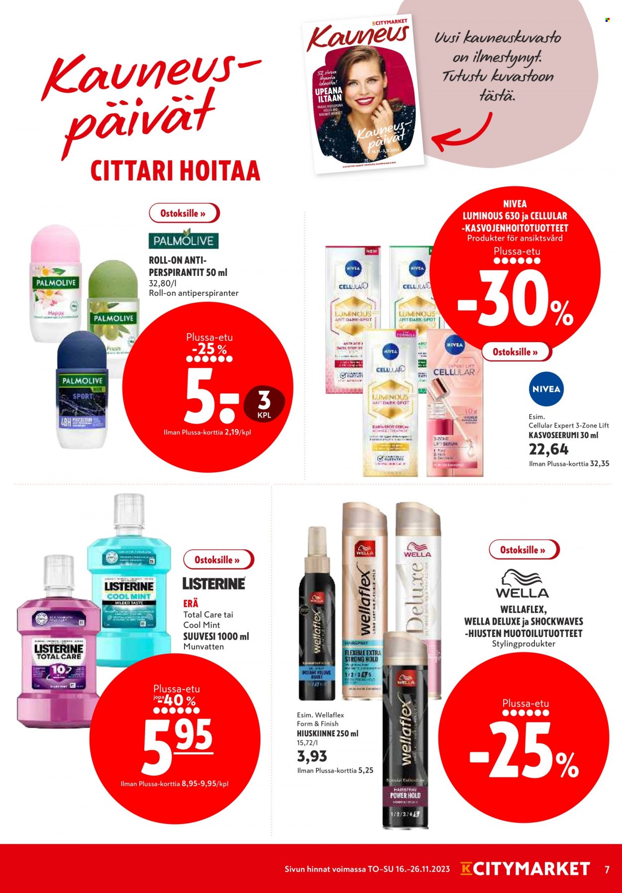 K-citymarket tarjoukset - 16.11.2023 - 26.11.2023. Sivu 7