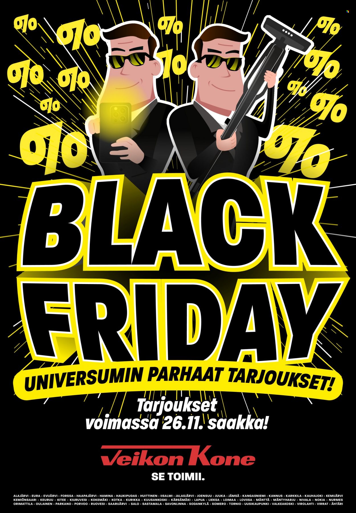 Veikon Kone tarjoukset - 19.11.2023 - 26.11.2023. Sivu 1
