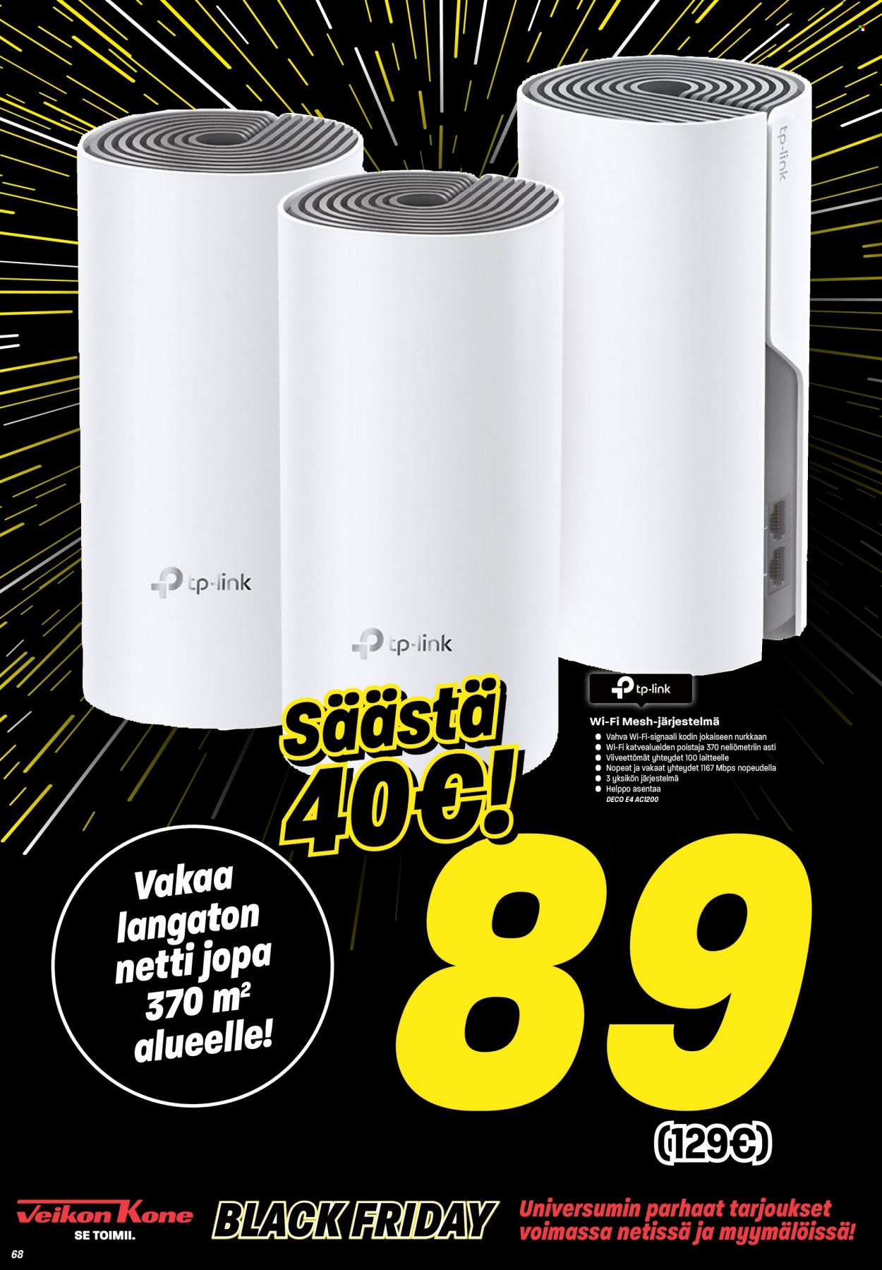 Veikon Kone tarjoukset - 19.11.2023 - 26.11.2023. Sivu 68