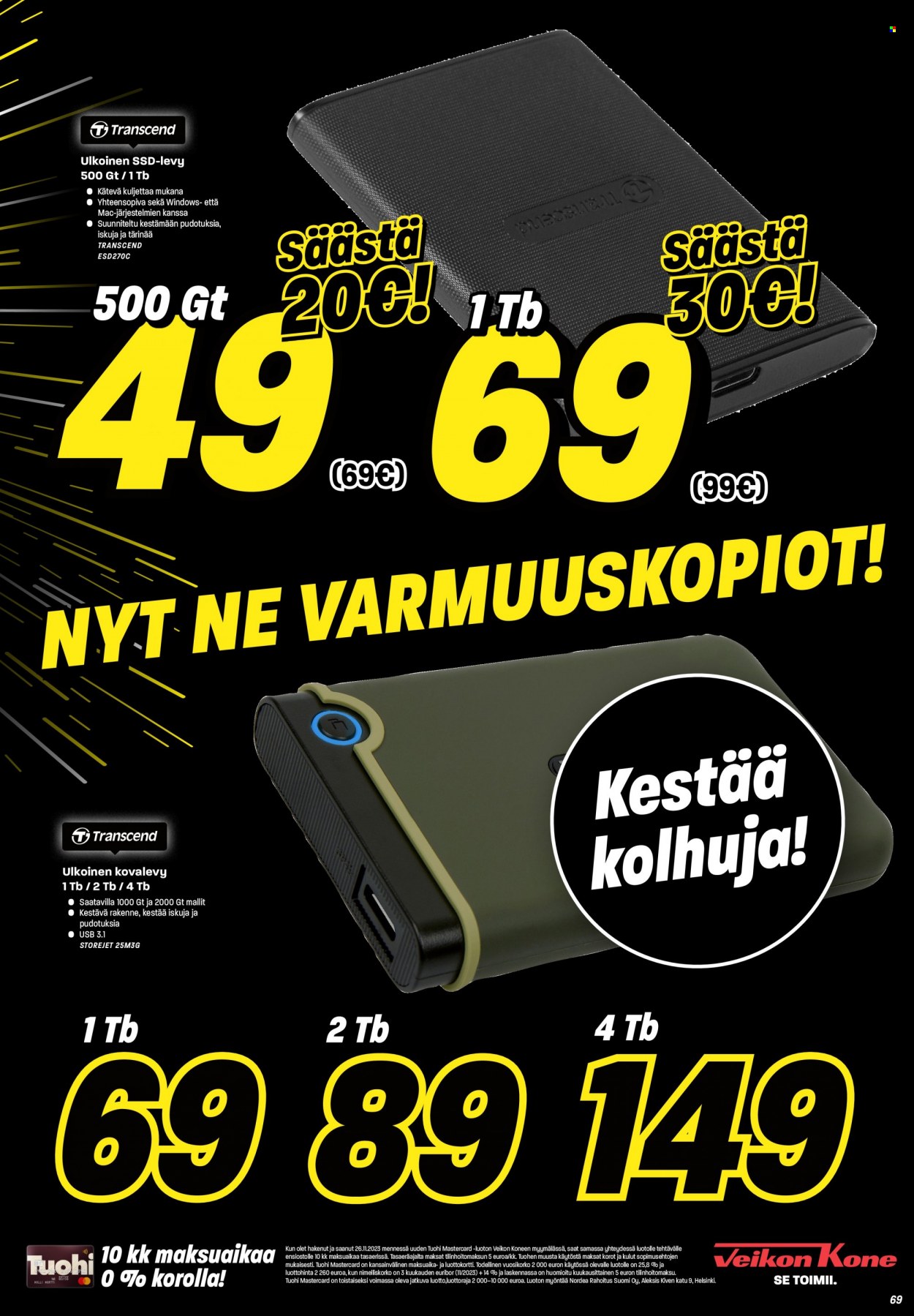 Veikon Kone tarjoukset - 19.11.2023 - 26.11.2023. Sivu 69